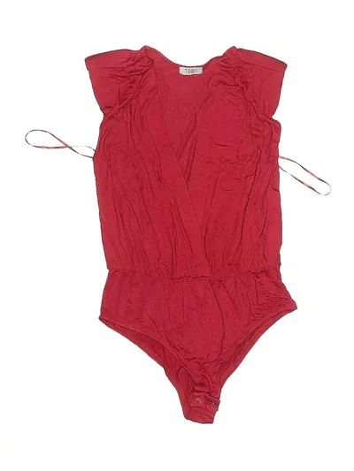 Pre-owned Tobi Bodysuit In Red