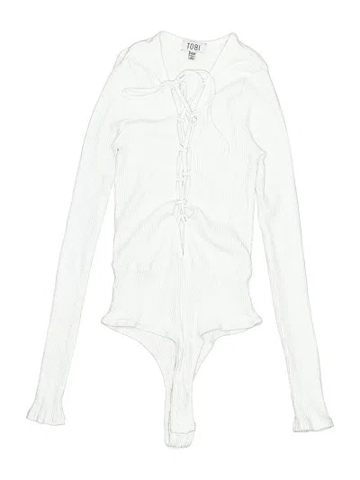 Pre-owned Tobi Bodysuit In White