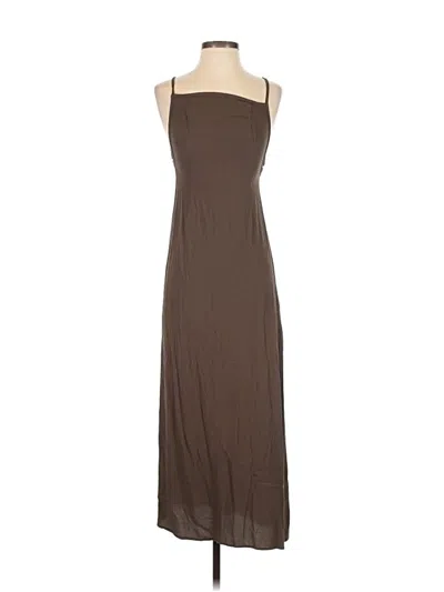 Pre-owned Tobi Casual Dress In Brown
