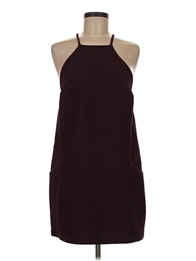 Pre-owned Tobi Casual Dress In Burgundy