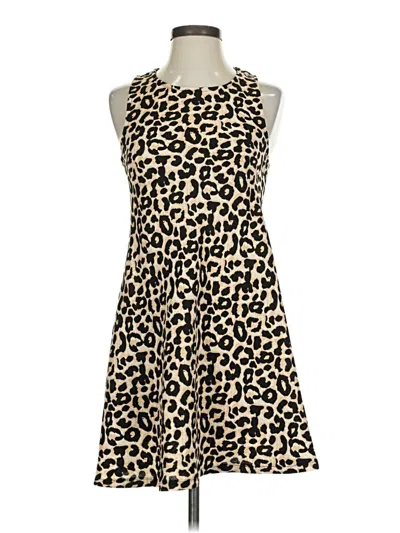 Pre-owned Tobi Casual Dress In Tan