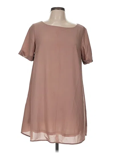 Pre-owned Tobi Casual Dress In Tan