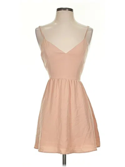 Pre-owned Tobi Casual Dress In Tan