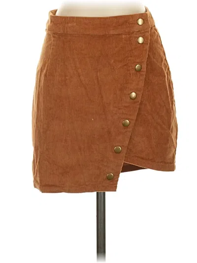 Pre-owned Tobi Casual Skirt In Brown