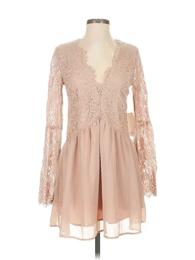 Pre-owned Tobi Cocktail Dress In Brown