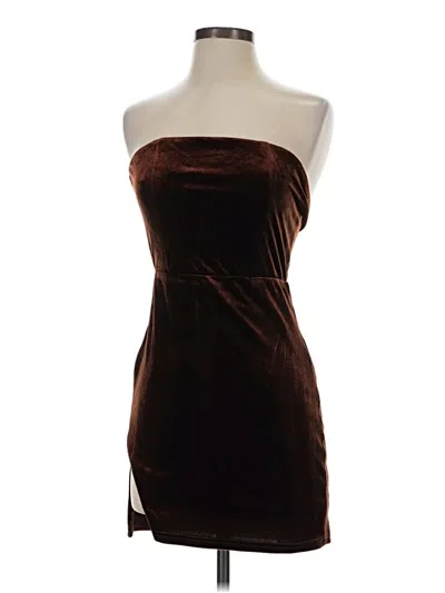 Pre-owned Tobi Cocktail Dress In Brown