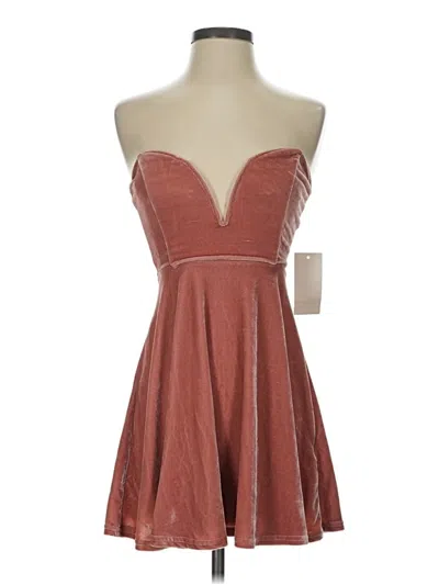 Pre-owned Tobi Cocktail Dress In Brown