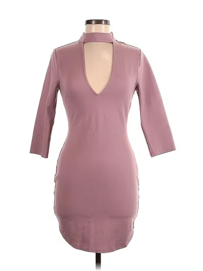 Pre-owned Tobi Cocktail Dress In Burgundy