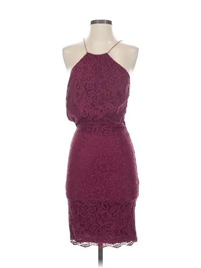 Pre-owned Tobi Cocktail Dress In Burgundy