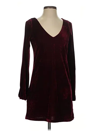 Pre-owned Tobi Cocktail Dress In Burgundy