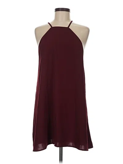 Pre-owned Tobi Cocktail Dress In Burgundy