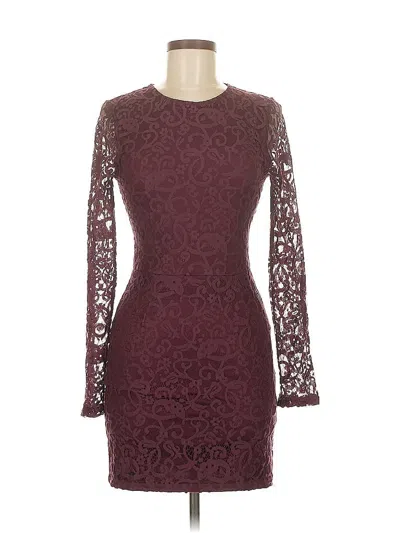 Pre-owned Tobi Cocktail Dress In Burgundy