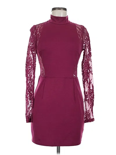 Pre-owned Tobi Cocktail Dress In Burgundy