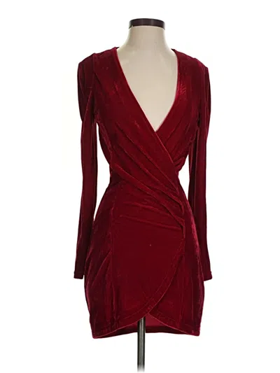 Pre-owned Tobi Cocktail Dress In Burgundy
