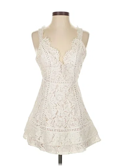 Pre-owned Tobi Cocktail Dress In White