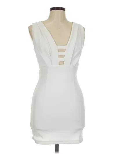 Pre-owned Tobi Cocktail Dress In White