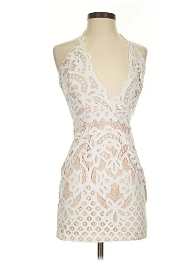 Pre-owned Tobi Cocktail Dress In White