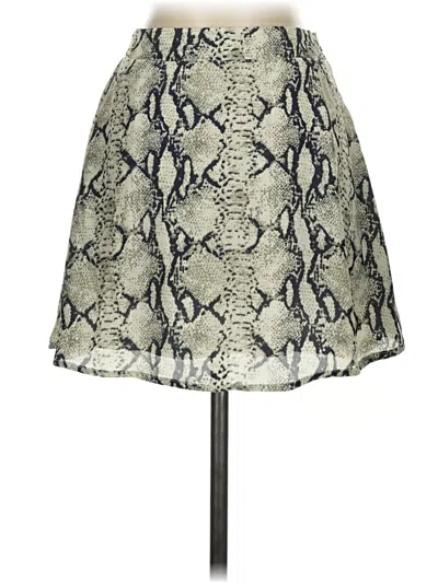 Pre-owned Tobi Formal Skirt In Gray