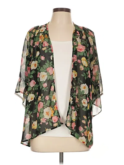 Pre-owned Tobi Kimono In Green