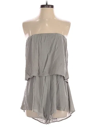 Pre-owned Tobi Romper In Tan