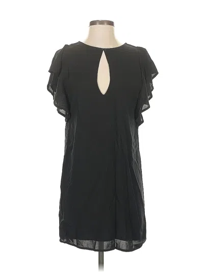 Pre-owned Tobi Short Sleeve Blouse In Black