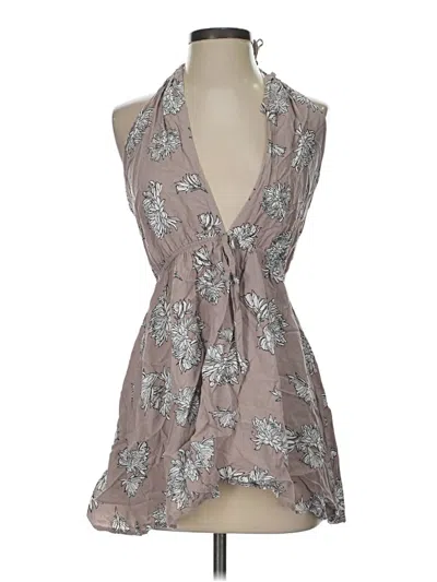 Pre-owned Tobi Sleeveless Blouse In Gray