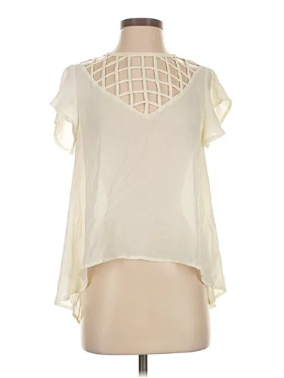Pre-owned Tobi Sleeveless Blouse In White