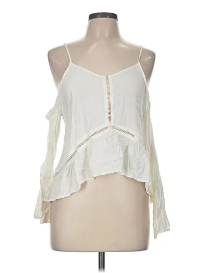 Pre-owned Tobi Sleeveless Blouse In White