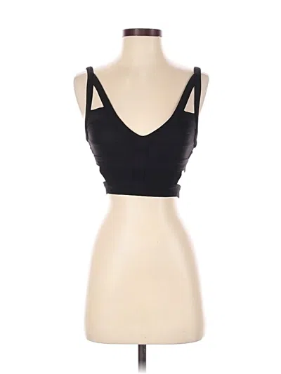 Pre-owned Tobi Sleeveless Top Black Sweetheart Neckline Tops