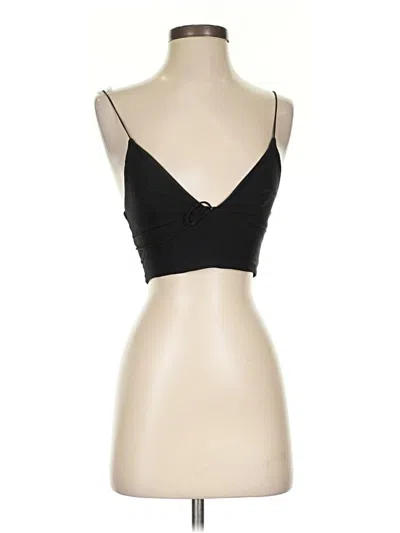 Pre-owned Tobi Sleeveless Top Black Sweetheart Neckline Tops