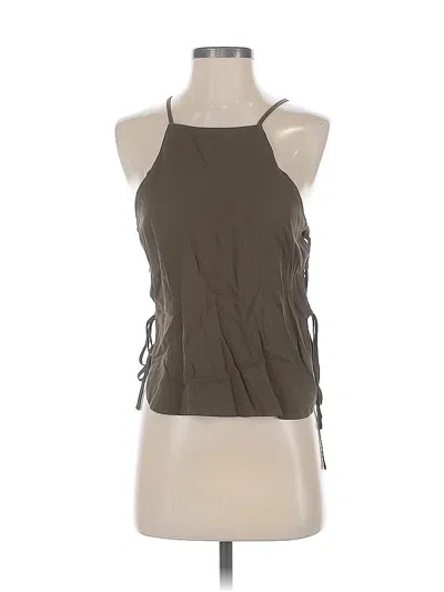 Pre-owned Tobi Sleeveless Top Brown Halter Neckline Tops