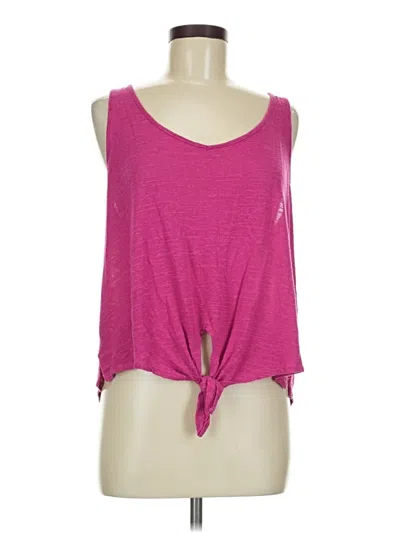 Pre-owned Tobi Sleeveless Top Pink Keyhole Neckline Tops