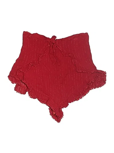 Pre-owned Tobi Sleeveless Top Red Strapless Neckline Tops