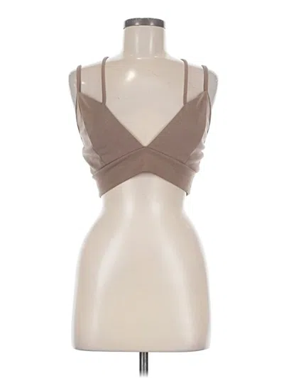 Pre-owned Tobi Tank Top Tan Strapless Neckline Tops