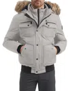 Toboggan Canada Men's Bert Faux Fur Trim Jacket In Stone Coyote