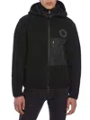 Toboggan Canada Men's Daron Faux Shearling Hood Jacket In Black