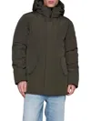 Toboggan Canada Men's Hooded Jacket In Forest Green