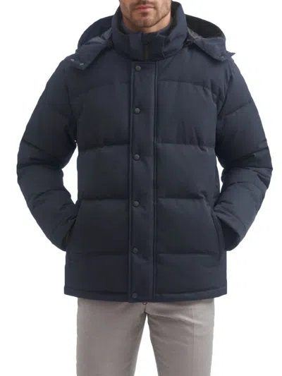 Toboggan Canada Men's Mark Quilted Down Jacket In Navy