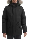 Toboggan Canada Men's Nick Iii Faux Fur Hooded Puffer Jacket In Black