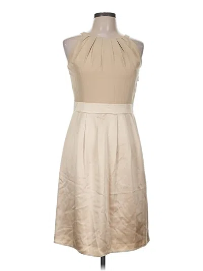 Pre-owned Tocca Cocktail Dress In Tan