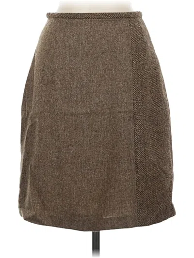 Pre-owned Tocca Formal Skirt In Brown