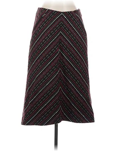 Pre-owned Tocca Formal Skirt In Burgundy