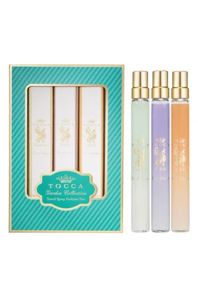 Tocca Travel Spray Perfume Trio Gift Set $96 Value In Transparent