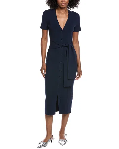 Toccin Agnes Cardigan Dress In Blue