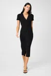 Toccin Agnes Tie Front  Dress In Black