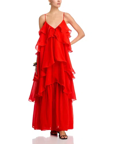 Toccin Agustina Tiered Maxi Dress In Multi