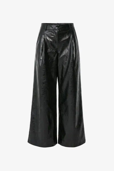 Toccin Airey Pleated Cropped Pant In Jet