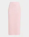 Toccin Alisha Sequined Midi Skirt In Pink