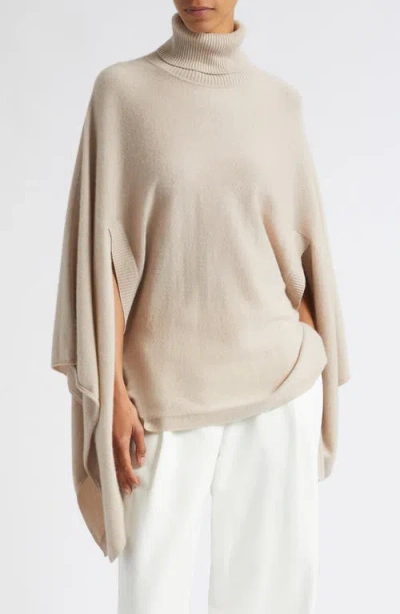 Toccin Amara Cashmere Poncho In Neutral