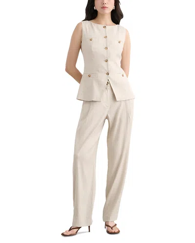Toccin Amra Boat Neck Vest In Neutral